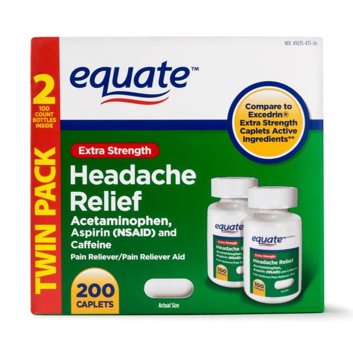 Headache equate extra caplets pk Headache equate extra caplets pk